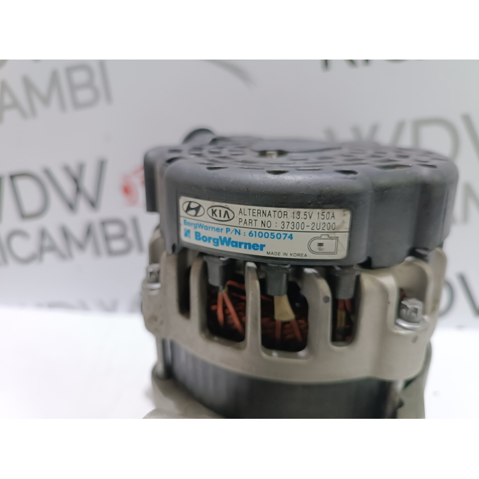 37300-2U200 ALTERNATORE 13.5V 150A KIA SPORTAGE (QL) 1.6 CRDI (2016\2021)