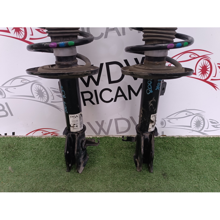 9836654980 COPPIA 2 AMMORTIZZATORI ANTERIORI PEUGEOT 2008 2° 1.5 HDI DAL 2019 IN POI 