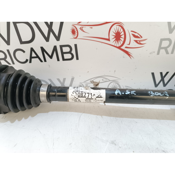 9808771480 SEMIASSE SEMIALBERO ANTERIORE SINISTRO PEUGEOT 3008 2° 1.5 HDI (2020\2023) 