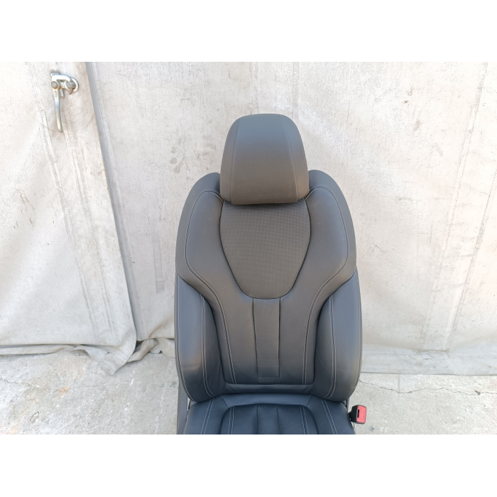 SEDILE IN PELLE NERO ANTERIORE DESTRO ANT DX ELETTRICO BMW X6 G06 F96 (2019\2023)