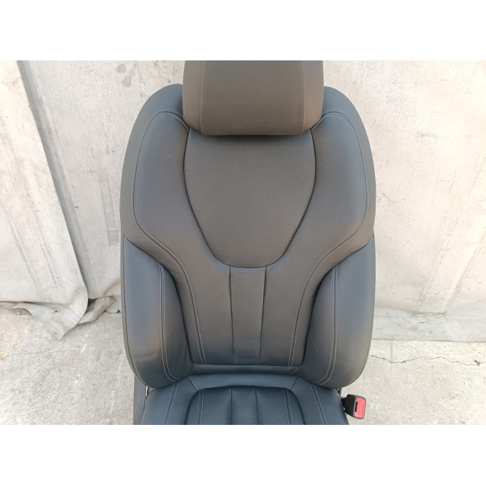 SEDILE IN PELLE NERO ANTERIORE DESTRO ANT DX ELETTRICO BMW X6 G06 F96 (2019\2023)