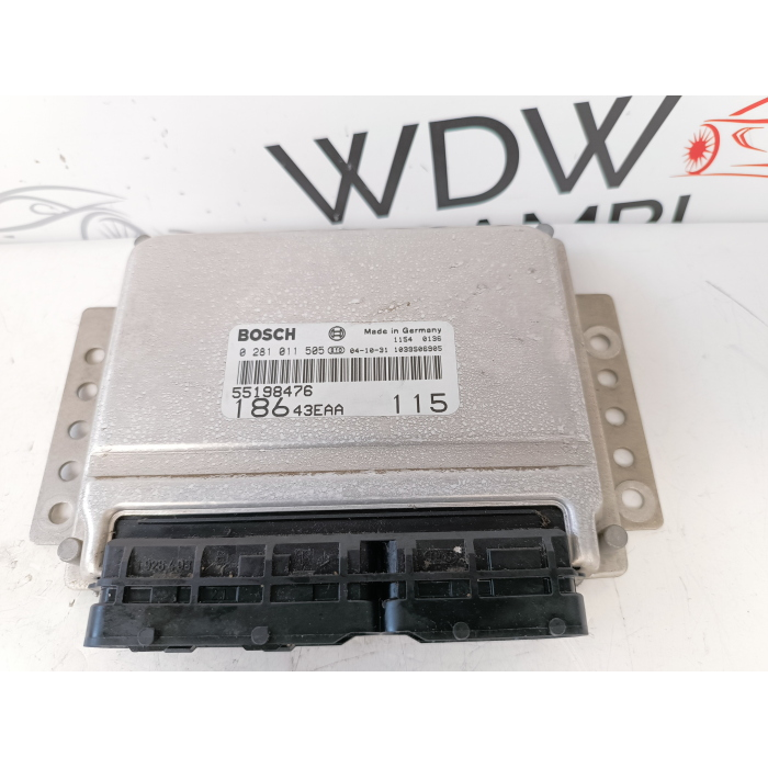 55198476 / 0281011505 CENTRALINA ECU MOTORE BOSCH FIAT MULTIPLA 1.9 JTD (2004\2010) 