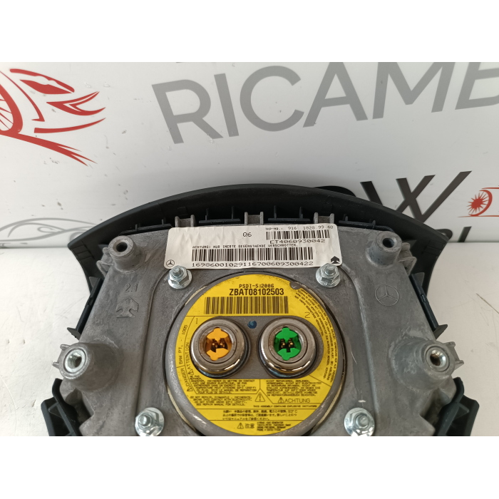 16986001029 AIRBAG VOLANTE STERZO MERCEDES CLASSE A (W169) (2004\2012)