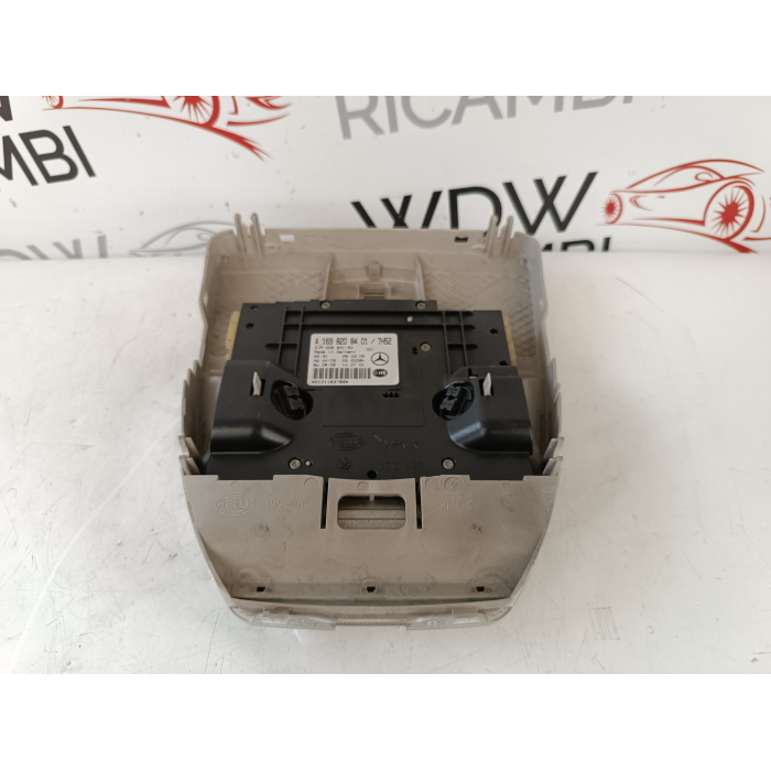 A1698208401 PLAFONIERA LUCE ABITACOLO ANTERIORE MERCEDES CLASSE A (W169) 2004\2012