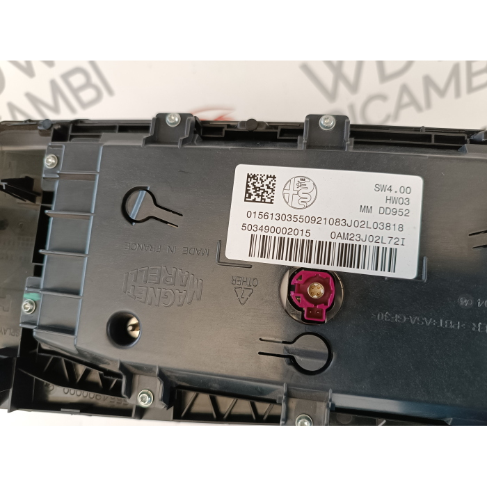 503490002015 DISPLAY SCHERMO MULTIFUNZIONE ALFA ROMEO GIULIA 2.2 Q4 (2016/2020) 