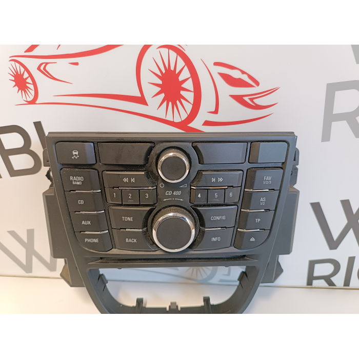 13360091 / 28299889 GRUPPO COMANDI STEREO AUTORADIO RADIO OPEL ASTRA J (2009\2020)