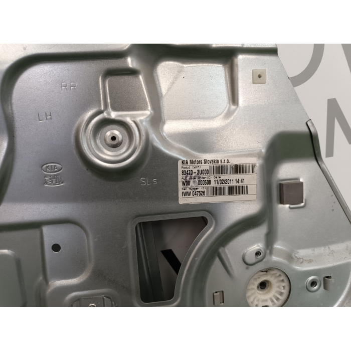 83470-3U000 ALZAVETRO PORTA POSTERIORE SINISTRO KIA SPORTAGE (SL) (2010\2016)