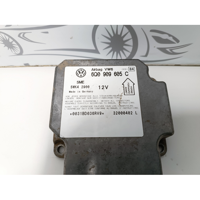 6Q0909605C - 5WK42900 CENTRALINA AIRBAG VOLKSWAGEN PASSAT B5 - 3BG 1996-2005 