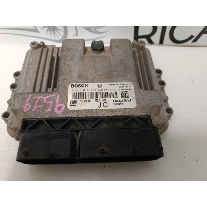 98074154 CENTRALINA ECU MOTORE OPEL ASTRA H 1.7 CDTI 74KW 101CV 2004-2011 