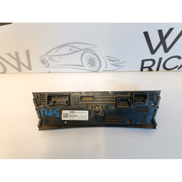 4G0820043BL PULSANTI GRUPPO COMANDI CLIMA ARIA STUFA A\C AUDI A6 C7 2011-2018 4G0820043