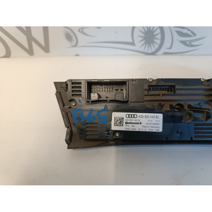 4G0820043BL PULSANTI GRUPPO COMANDI CLIMA ARIA STUFA A\C AUDI A6 C7 2011-2018 4G0820043