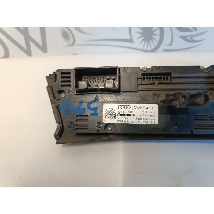 4G0820043BL PULSANTI GRUPPO COMANDI CLIMA ARIA STUFA A\C AUDI A6 C7 2011-2018 4G0820043