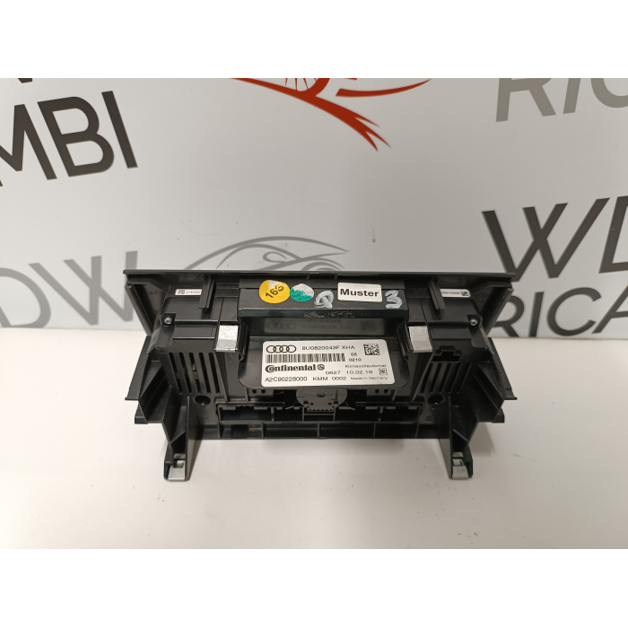8U0820043F GRUPPO COMANDI CLIMA ARIA STUFA A\C AUDI Q3 1° SERIE 2011-2018 A2C90228000 