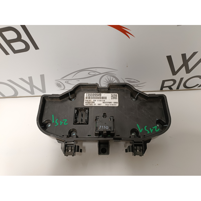 735599949 CENTRALINA GRUPPO COMANDI CLIMA FIAT NEW PANDA CROSS 2012-2023 