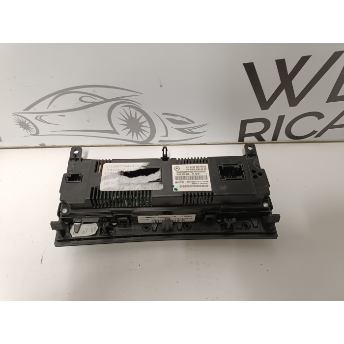 A2129007504 CENTRALINA GRUPPO COMANDI CLIMA STUFA A/C MERCEDES CLASSE E W212