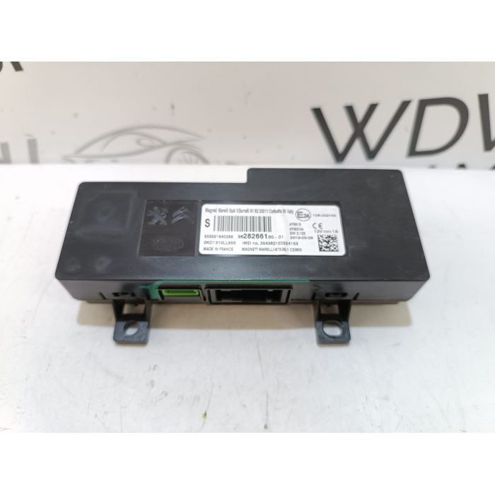 9828266180 CENTRALINA MODULO BLUETOOTH CITROEN DS3 (2018\2022) 503551640266
