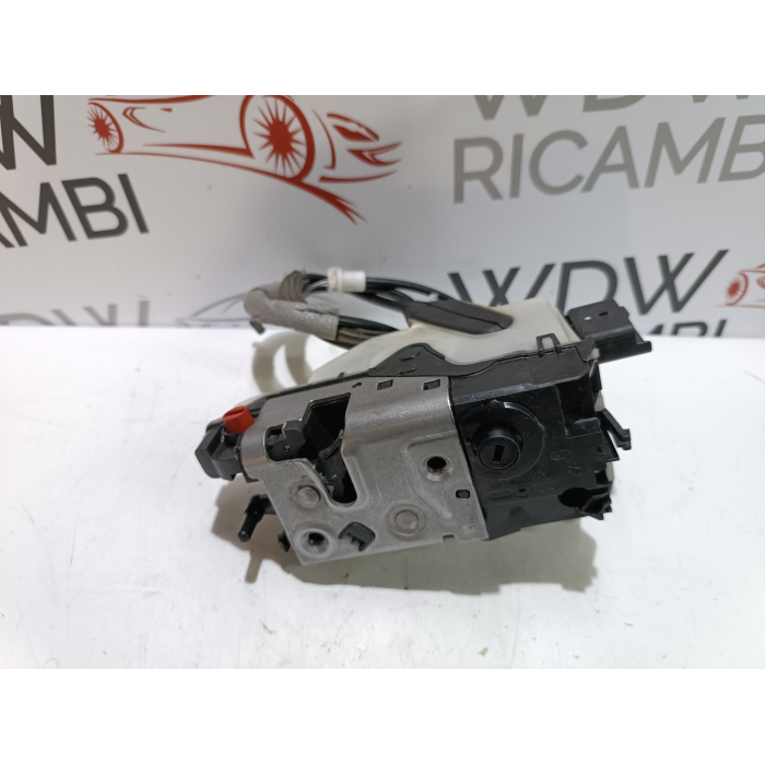 9812501280 SERRATURA CHIUSURA PORTA POSTERIORE SINISTRO SX USATO PEUGEOT 208 1.4 (2012\2019) 2014