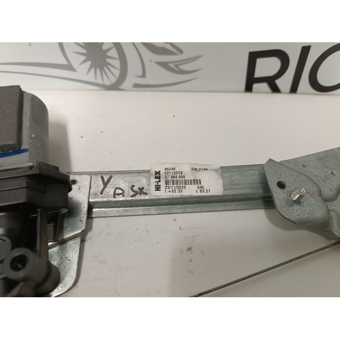 52115513 MOTORINO ALZAVETRO POSTERIORE SINISTRO LANCIA YPSILON 312 2011-2024 