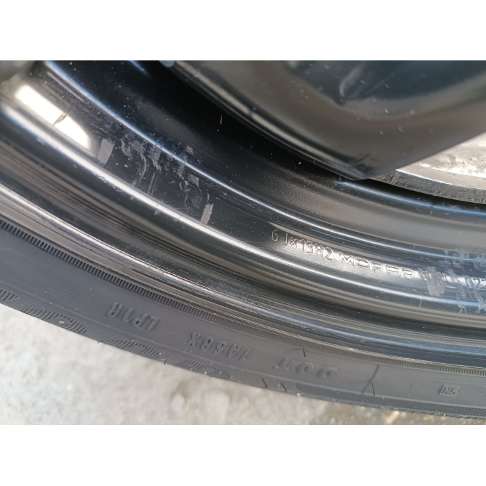 52065987 1 CERCHIO IN FERRO DA 15 4 FORI LANCIA YPSILON 1.0 HYBRID 2011-2024 