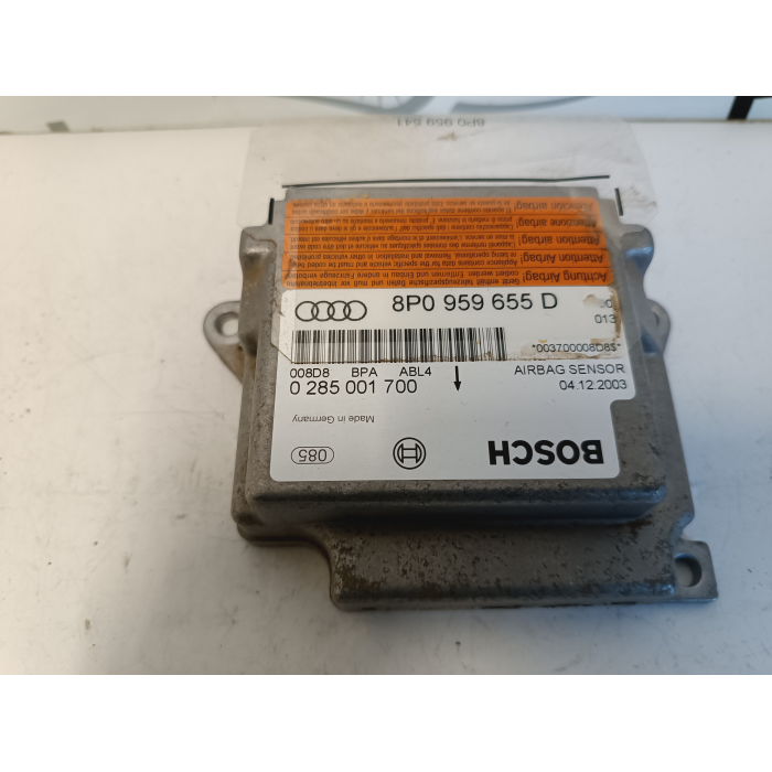 8P0959655D - 0285001700 CENTRALINA AIRBAG AUDI A3 8P 1.6 2003\2007