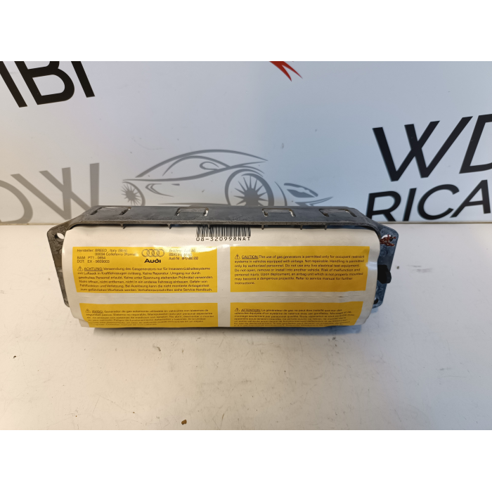 8P0880202 AIRBAG CRUSCOTTO DESTRO PASSEGGERO AUDI A3 8P 1.6 2003\2007