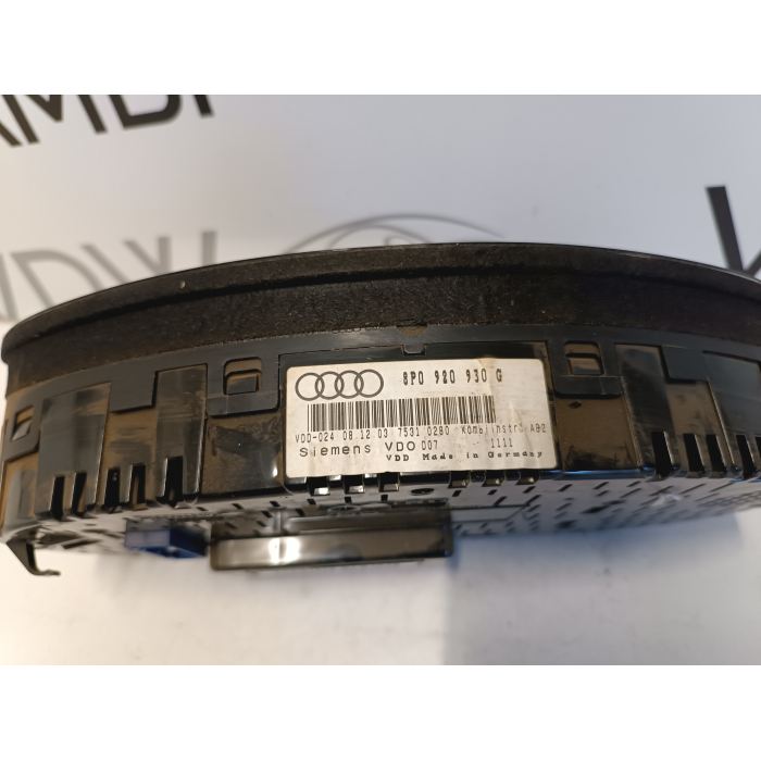 8P0920930G CONTACHILOMETRI QUADRO STRUMENTI AUDI A3 8P 1.6 BENZINA 2003\2007