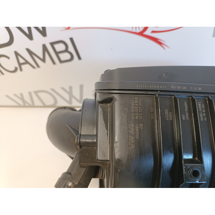 1F0129607 SCATOLA PORTAFILTRO ARIA AIRBOX AUDI A3 8P 1.6 2003\2007   1K0129610B 1F0129601