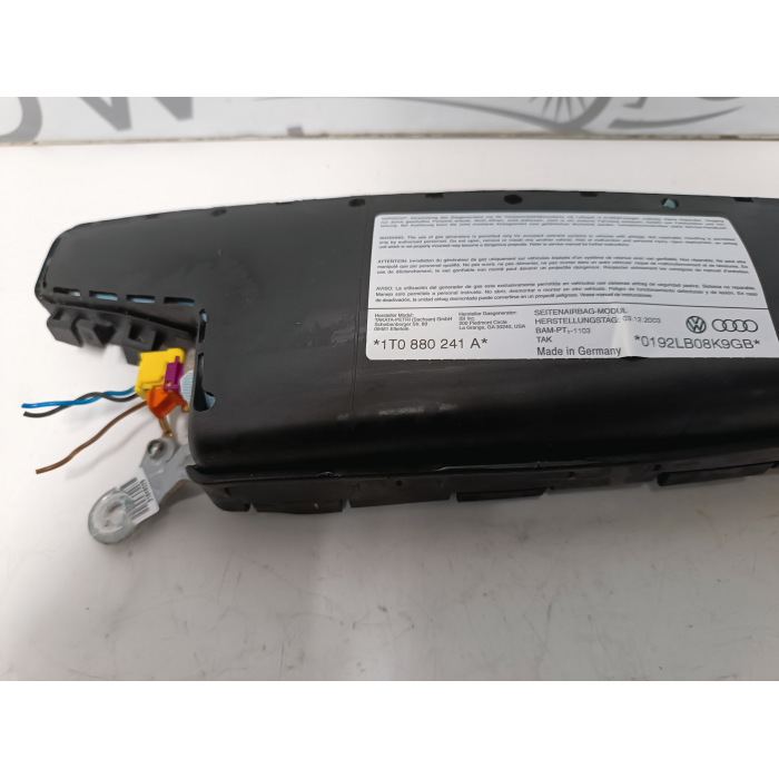 1T0880241A AIRBAG SEDILE ANTERIORE SINISTRO SINISTRA AUDI A3 8P 1.6 2003\2007 3 PORTE 