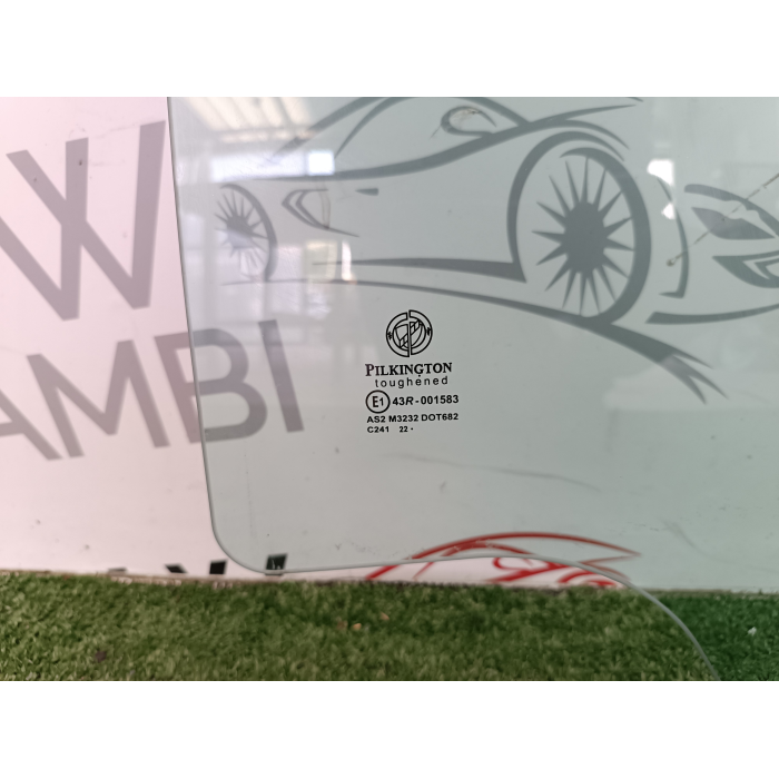 VETRO SCENDENTE POSTERIORE SINISTRO LANCIA YPSILON 1.0 2011-2024 5P 5 PORTE