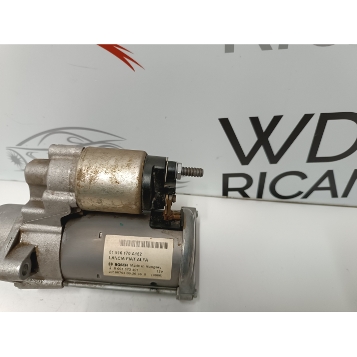 51916170A MOTORINO AVVIAMENTO 1.3 MJT 95CV FIAT 500 - 500L - PANDA - LANCIA 312B1000 