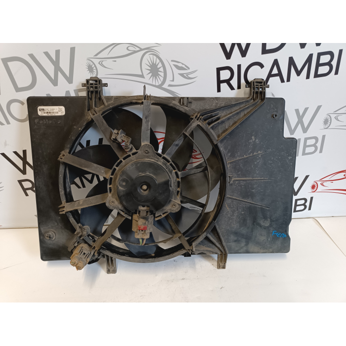 8V51-8C607-CG VENTOLA ELETTROVENTOLA radiatore MOTORE FORD FIESTA 1.4 - 1.6 TDCI (2008\2017) 