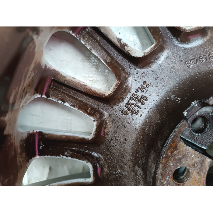 51787641 1 CERCHIO IN LEGA DA 15 4 FORI FIAT 500 1.4 (2007\2015) 5JX15H2 ET35