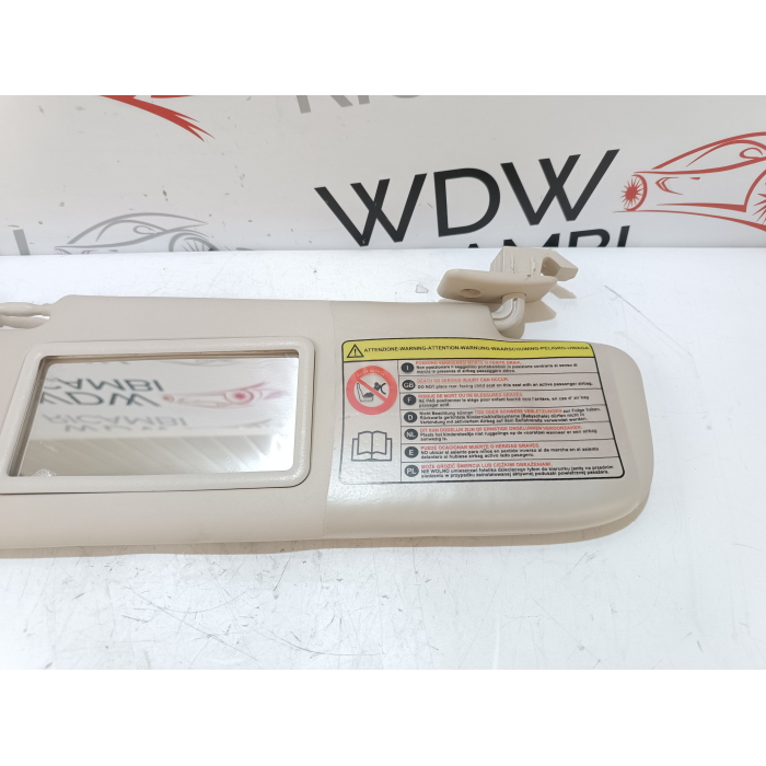 ALETTA PARASOLE LATO DESTRO PASSEGGERO FIAT 500 1.4 (2007\2015)