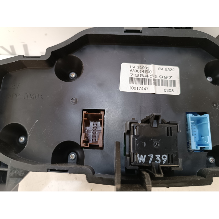 735451997 CENTRALINA GRUPPO COMANDI CLIMA A\C FIAT 500 1.4 (2007\2015) 