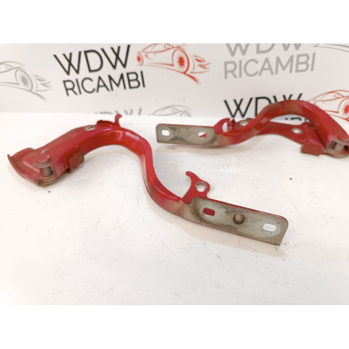 COPPIA CERNIERE CERNIERA COFANO ANTERIORE LATO DX \ SX FIAT 500 1.4 (2007\2015)