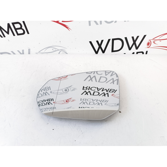 81A857535E VETRO SPECCHIETTO LATO SINISTRO AUDI Q3 2° (DAL 2018 IN POI >) NUOVO