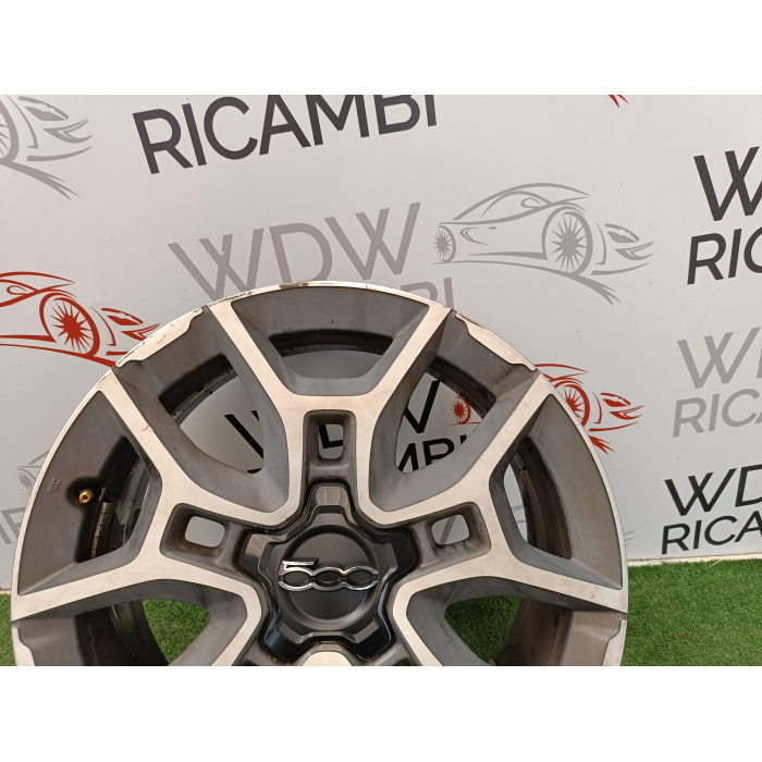 735661501 1 CERCHIO IN LEGA DA 18 5 FORI FIAT 500X 1.6 MTJ (DAL 2014 IN POI >) 7JX18H2-40
