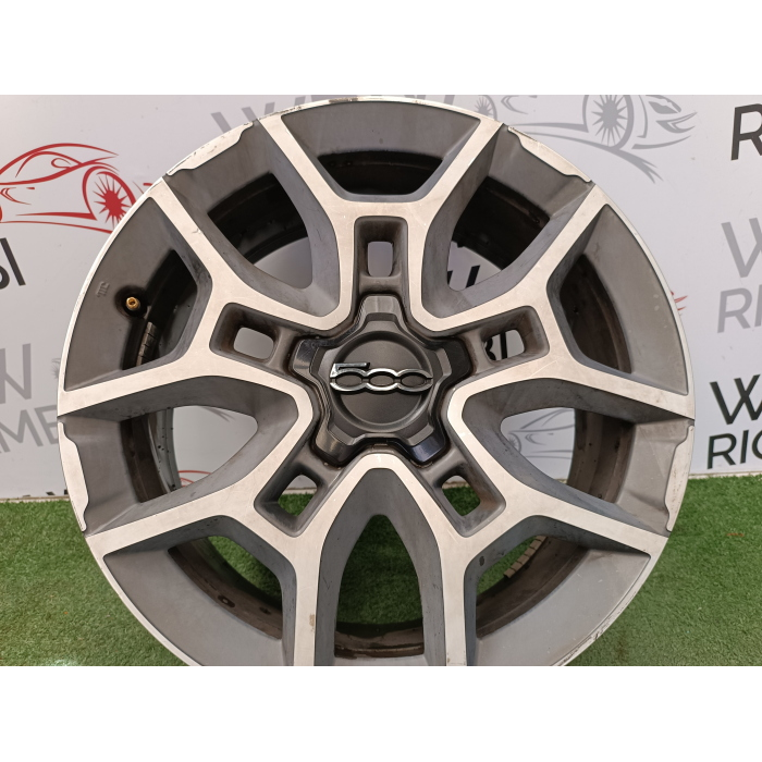 735661501 1 CERCHIO IN LEGA DA 18 5 FORI FIAT 500X 1.6 MTJ (DAL 2014 IN POI >) 7JX18H2-40