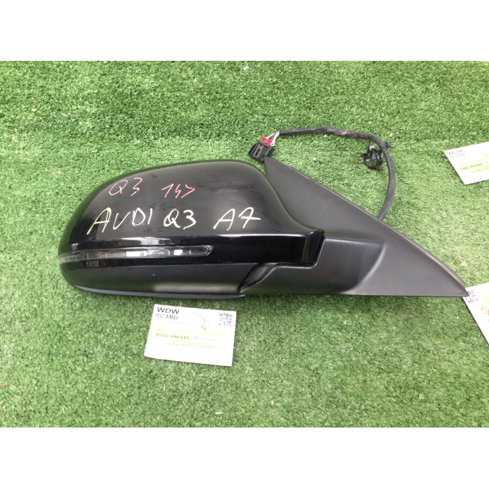 SPECCHIETTO RETROVISORE ESTERNO DESTRO DX ELETTRICO 12 PIN AUDI Q3 8U 2014>