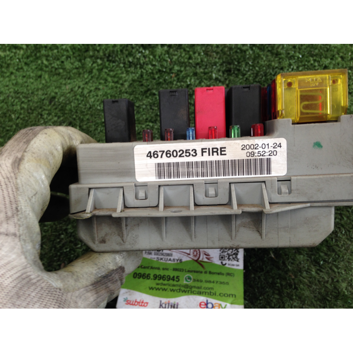 46760253 CENTRALINA SCATOLA PORTAFUSIBILI BODY COMPUTER FIAT PUNTO (188) 1.2 59KW -2002-