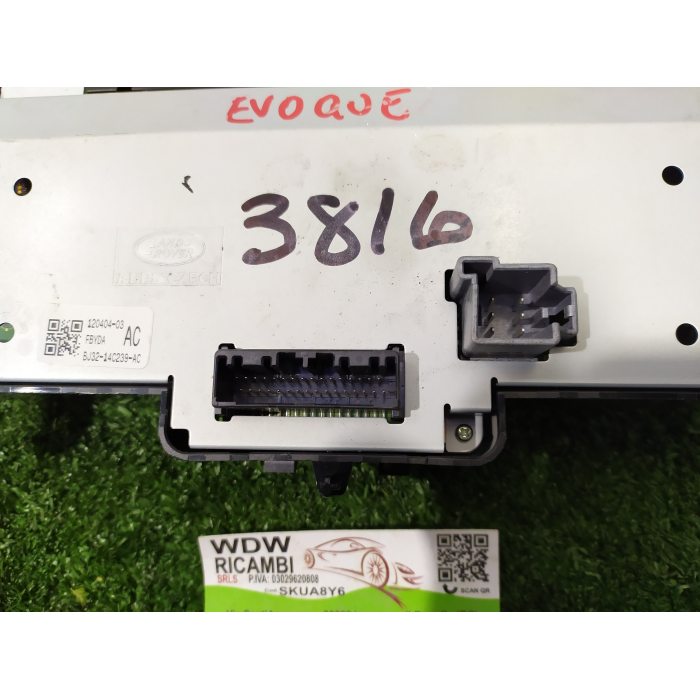 BJ3214C239AC CENTRALINA COMANDI CLIMA A\C LAND ROVER RANGE ROVER EVOQUE 2011