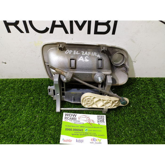 MANIGLIA ESTERNA PORTA ANTERIORE ANT SINISTRA SX OPEL ZAFIRA A 2003