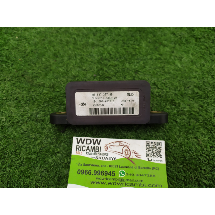 9663737780 SENSORE ESP IMBARDATA PEUGEOT 207 1.6 HDI 2009 DAL 2006 AL 2015 90CV