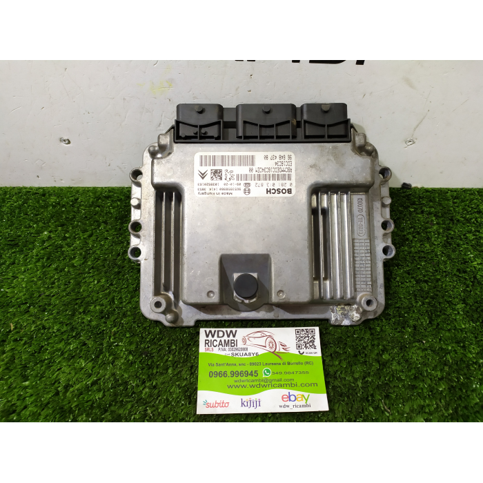 CENTRALINA INIEZIONE PARTNER MOTORE PEUGEOT 207 1.6 HDI 90CV 66KW