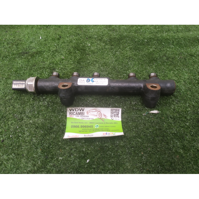 9685297580 TUBO FLAUTO RAIL INIEZIONE DIESEL FORD FIESTA VI 6 SESTA SERIE
