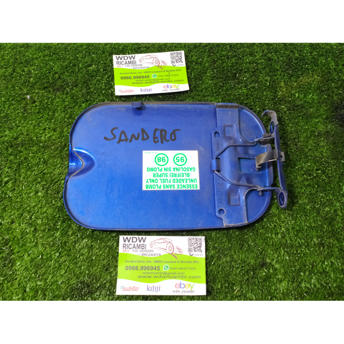 SPORTELLO SPORTELLINO TAPPO SERBATOIO CARBURANTE DACIA SANDERO 2009 1°