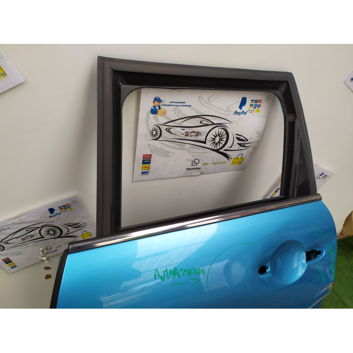 PORTIERA PORTA SPORTELLO POSTERIORE SINISTRA SX MINI COOPER S F55 -DANNEGGIATA-