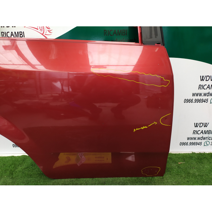 PORTA PORTIERA SPORTELLO POSTERIORE DESTRO DX FIAT GRANDE PUNTO 1.2 (05-11)