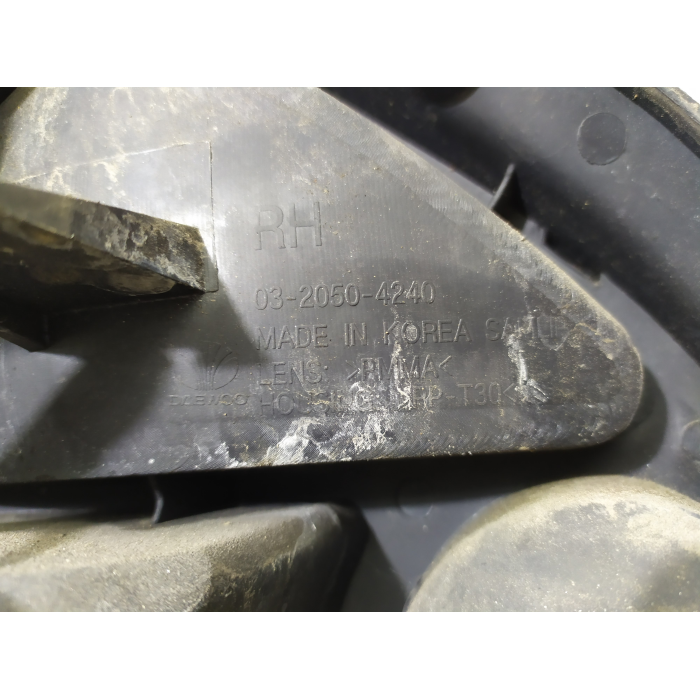 FANALE FANALINO STOP POSTERIORE POST DESTRO DX DAEWOO MATIZ (800) (1998\2007)