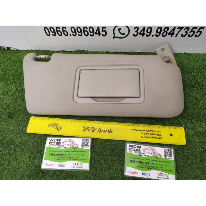 ALETTA PARASOLE INTERNA LATERALE DESTRO DX MERCEDES CLASSE A (W168) 170CDI